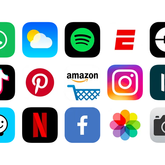 Image of various app icons