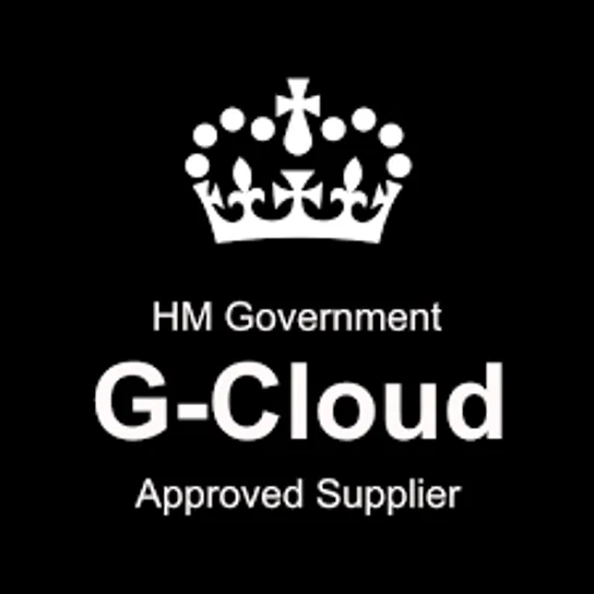 HM Government G-Cloud Approved Supplier Logo