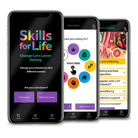 Haringey Skills for Life app on mobile